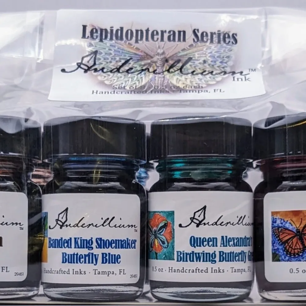 Anderillium Sample Ink Set - Lepidopteran - 0.5 oz (8 Colors)
