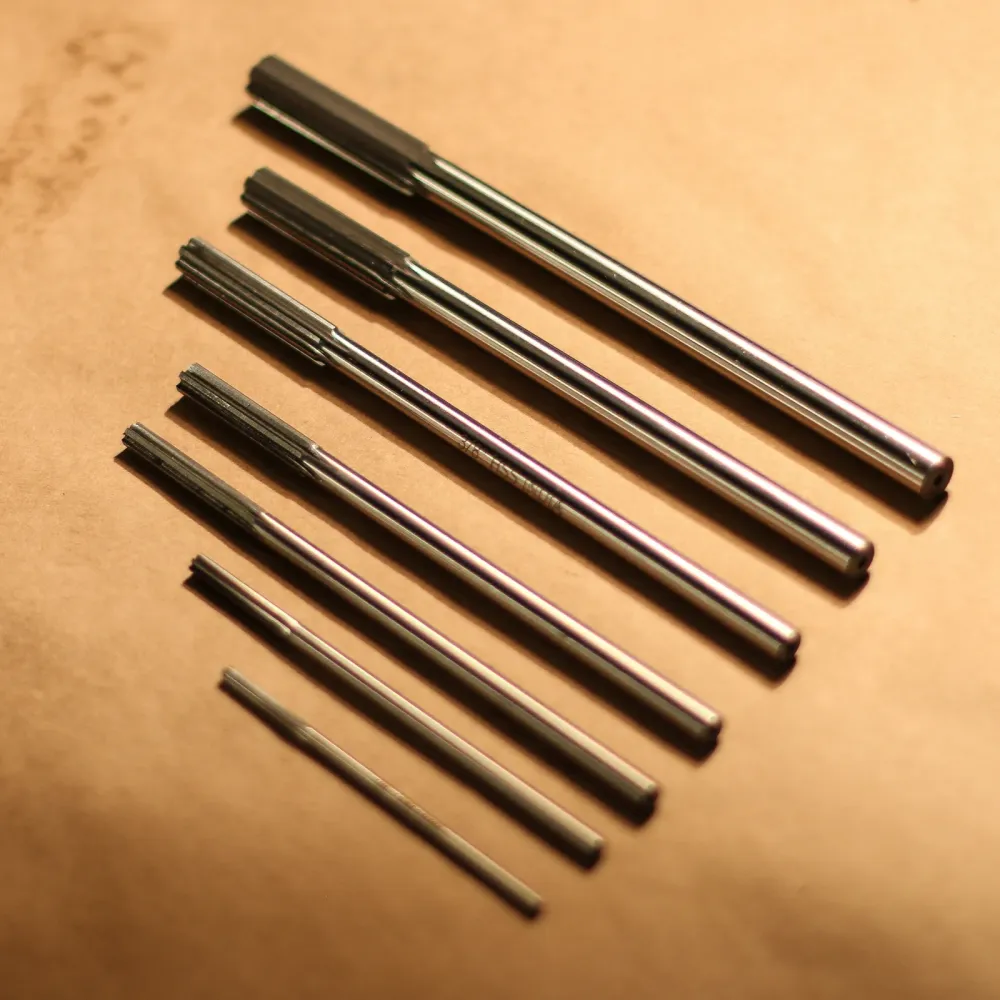 7-piece HSS Chucking Reamer Set, 1/8 Inch - 1/2 Inch 4-snijend ontwerp