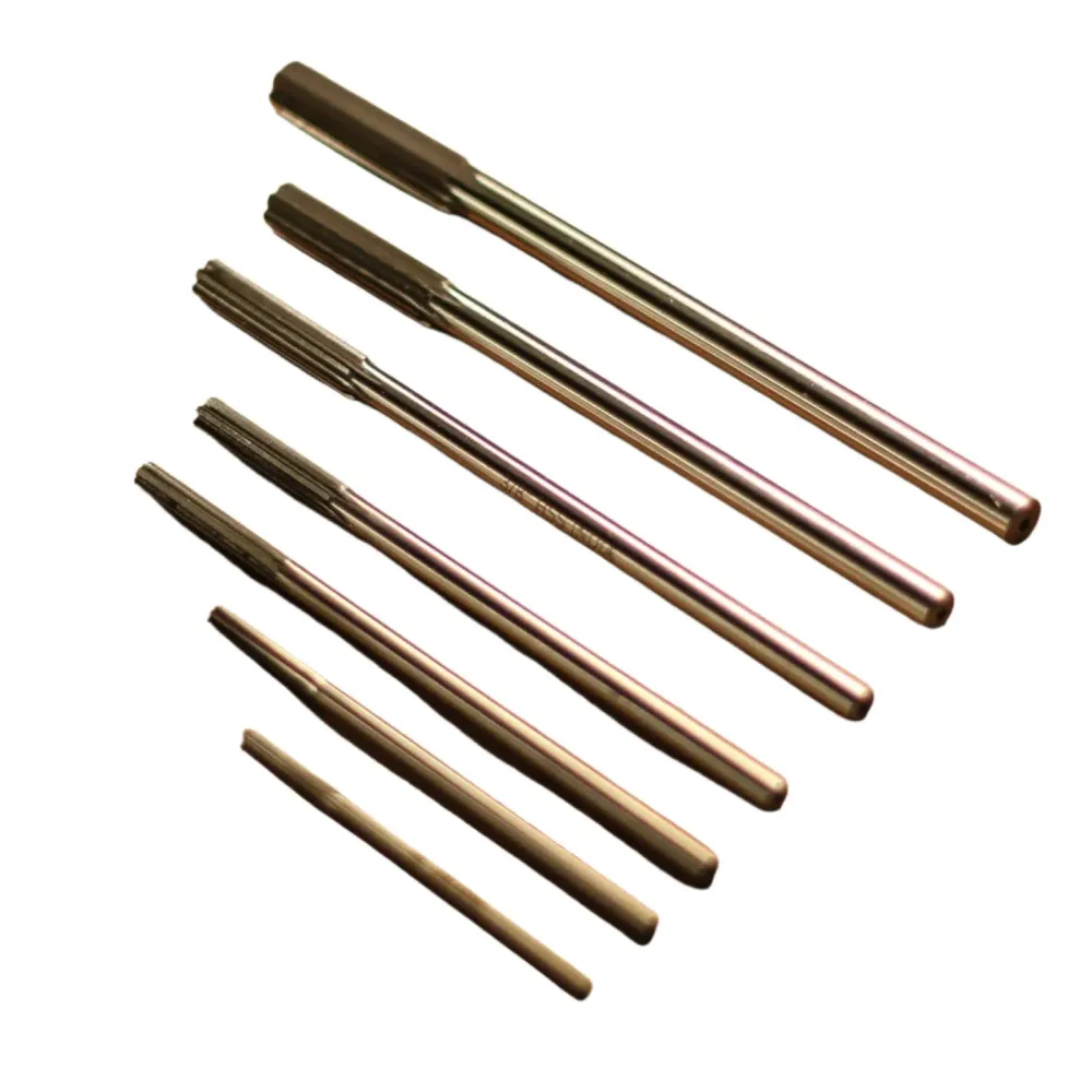 7-piece HSS Chucking Reamer Set, 1/8 Inch - 1/2 Inch 4-snijend ontwerp