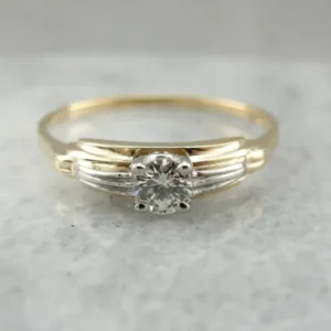 Iconic Klassiek Era Design, Diamond Engagement Ring - DIN Norm