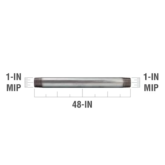 Southland 1- x 48- Galvanized Pipe
