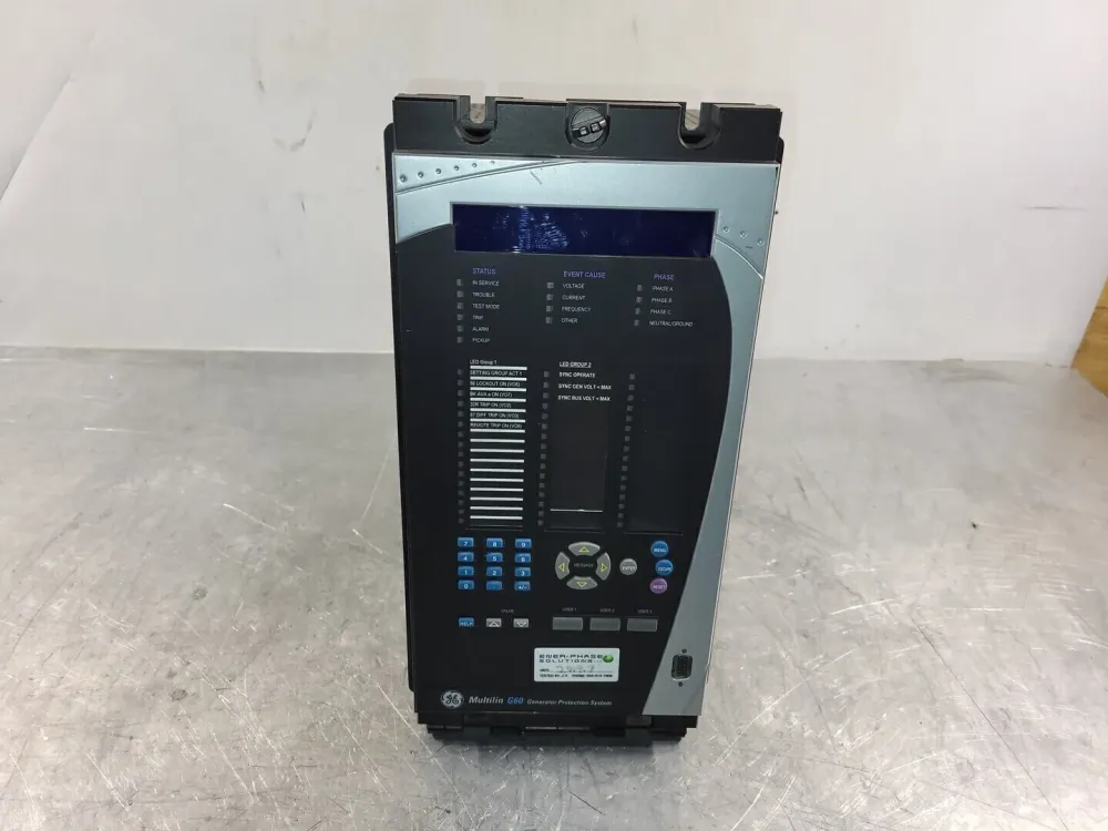 G60 Generator Management Relay w/ Power CPU 2-CT/VT Schermbediend I/O Modules