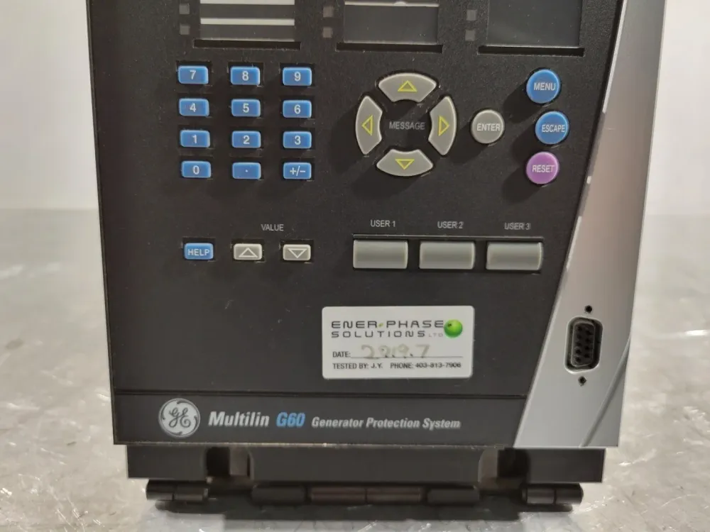 G60 Generator Management Relay w/ Power CPU 2-CT/VT Schermbediend I/O Modules