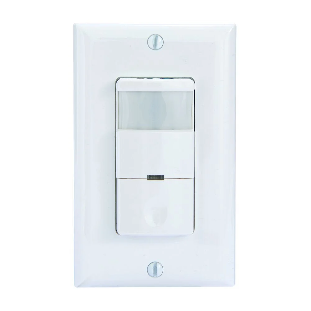 Intermatic - IOS-DOV-WH - Commercial Grade -Wall PIR Occupancy Sensor, Melkwit met CE-Keurmerk
