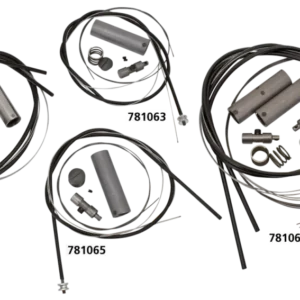 Gecertificeerd Professioneel Throttle spiral & cable kit 1954-73 push Harley-Davidson