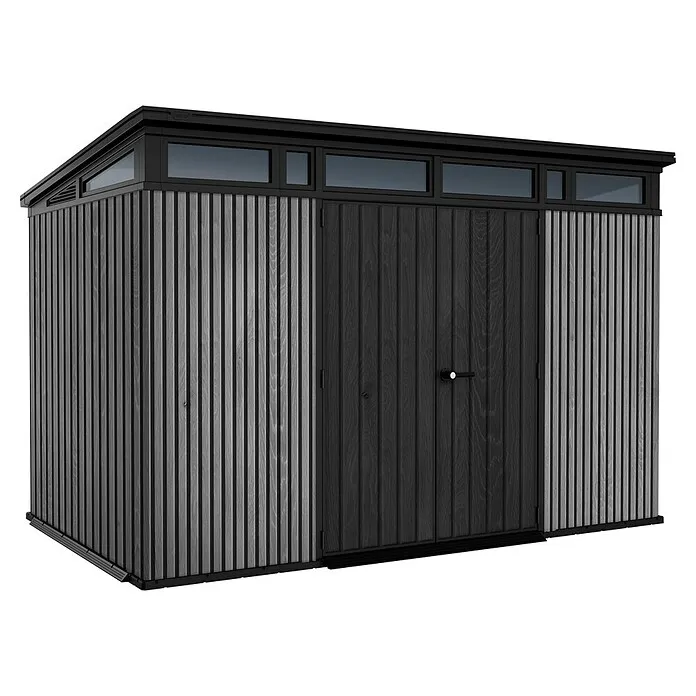 Keter Berging Venetian 11x7 - Buitenmaat incl. dakoverstek - b x d: 340 x 218 cm, Kunststof