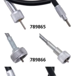 Black Tacho cable L=33" XL74-80 12mm nut Harley-Davidson