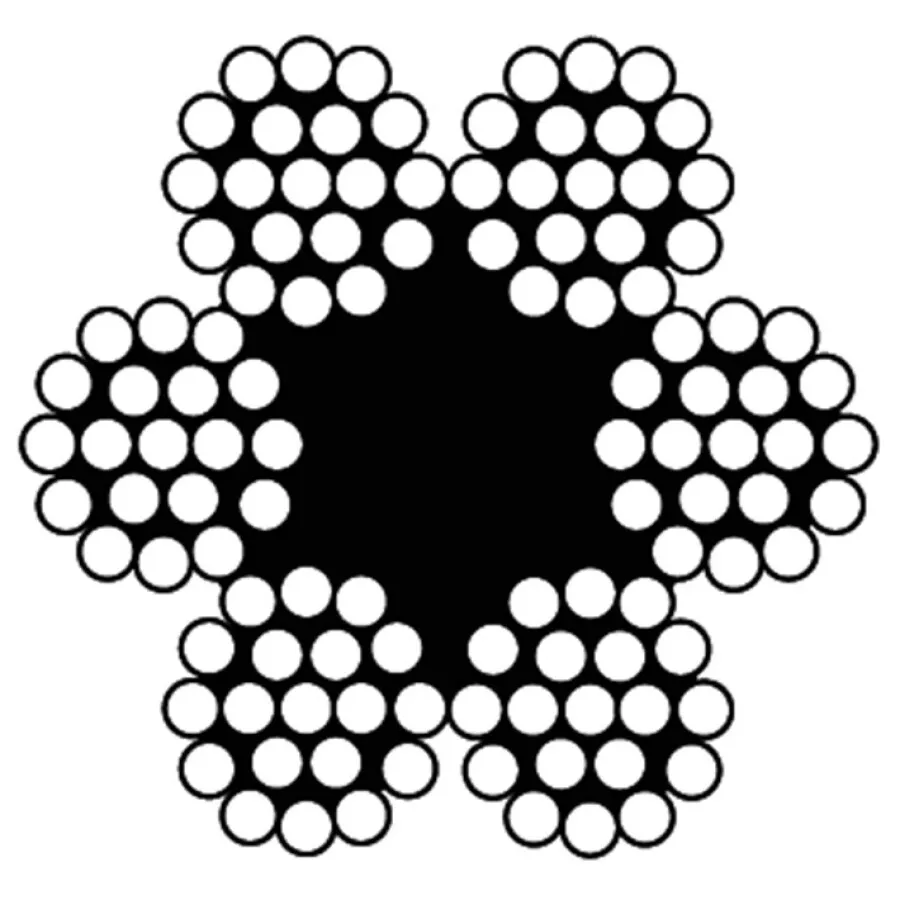 DX staaldraadtouw/staalkabel - verzinkt 6mm - haspel 50 meter
