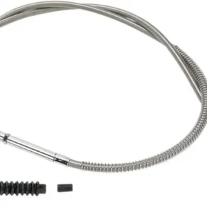 Stainless Braided Clutch Cable Stainless Rvs Clear Coated 30" Harley-Davidson