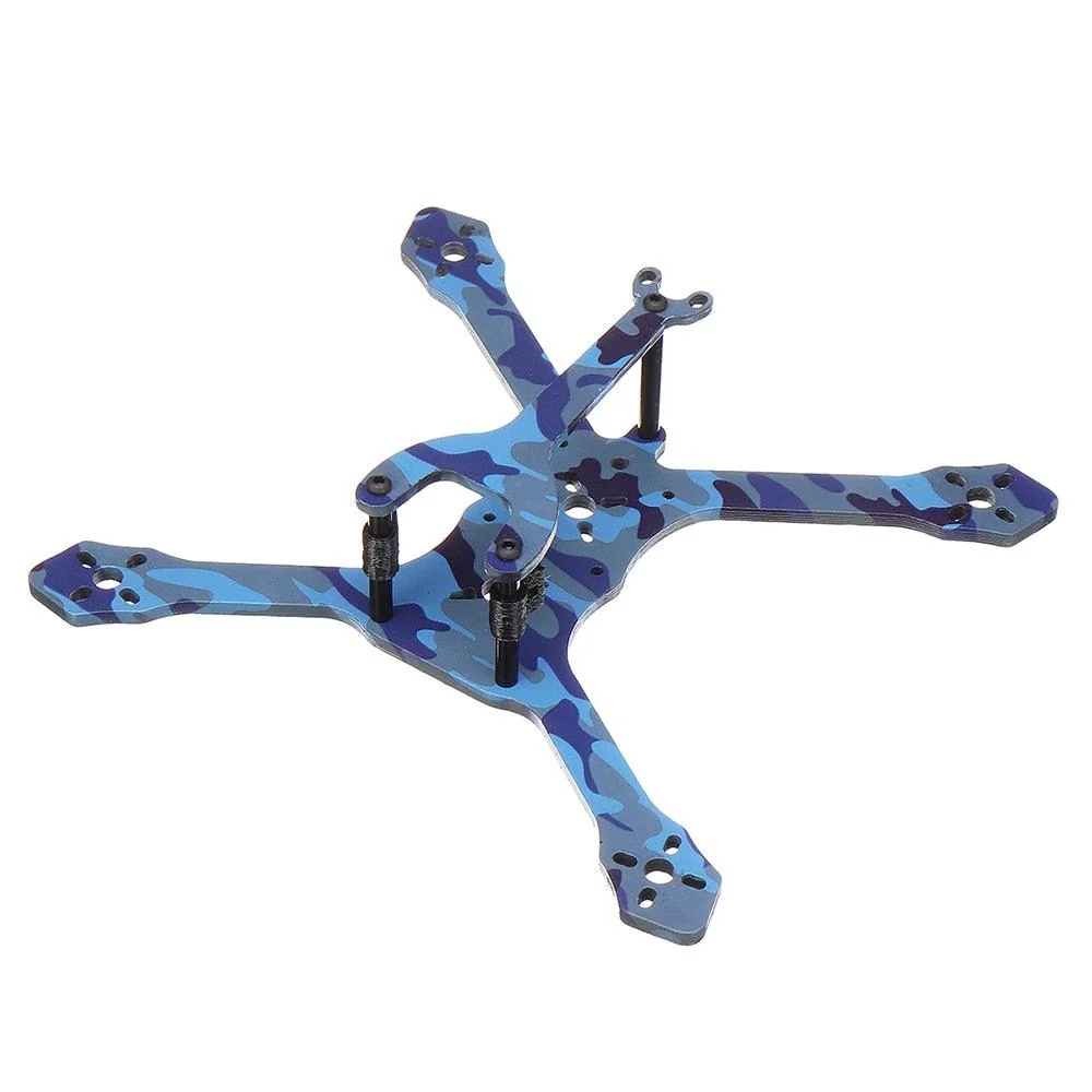 3-Inch FPV Frame Kit - TS130 Wheelbase 135mm Blauw Camouflage Silkscreen 3K Carbon Fiber Frame Kit RC FPV Racing Drone Qua...