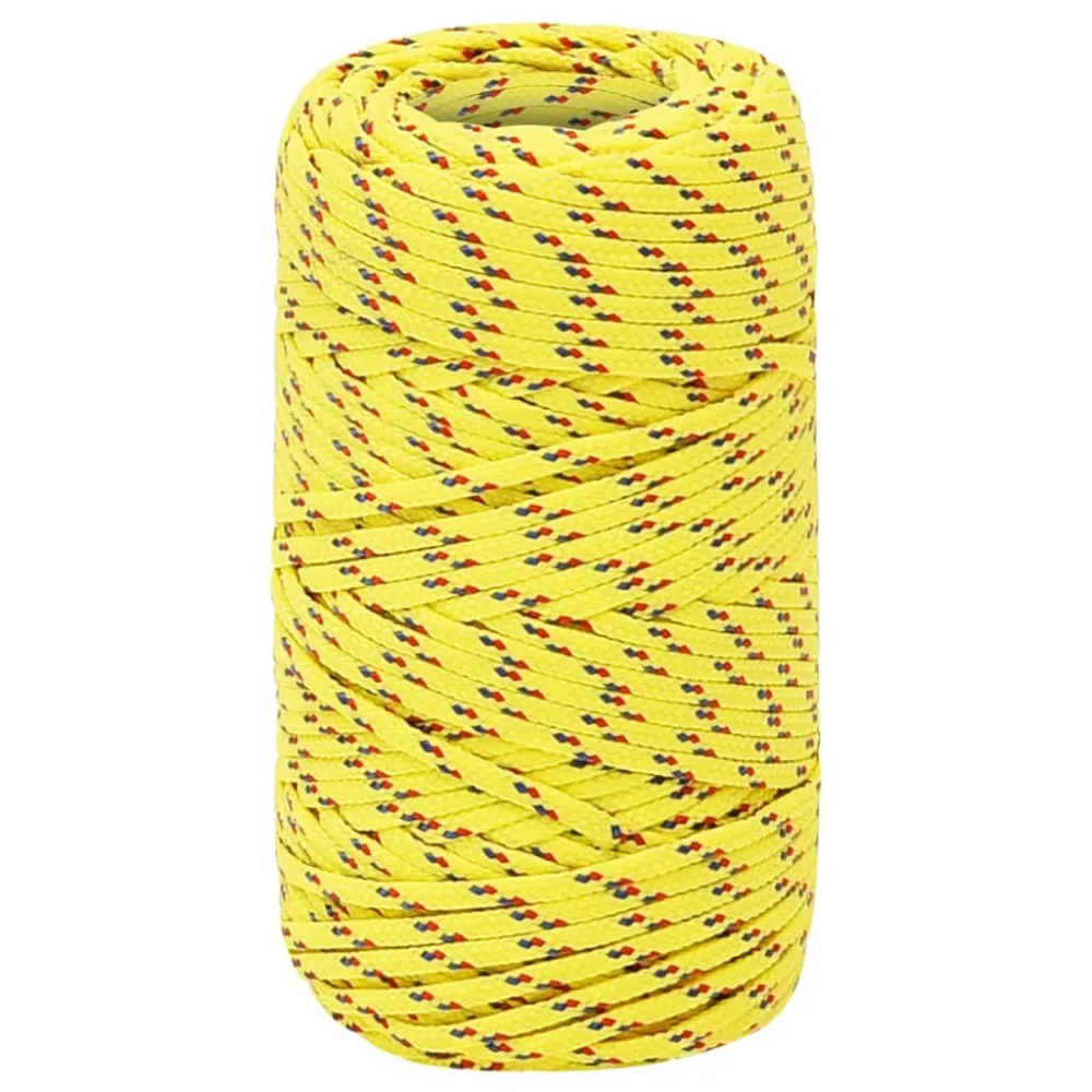 Boottouw 2 mm 25 m polypropyleen geel