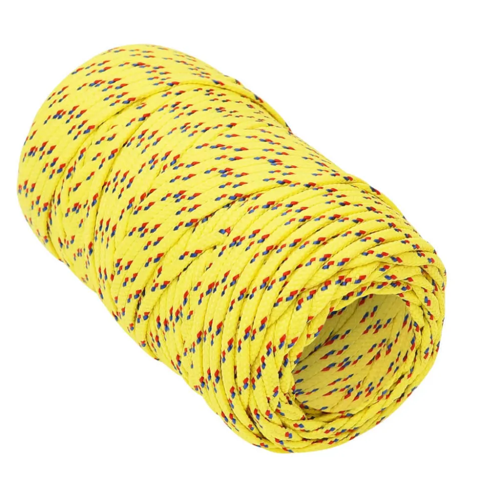 Boottouw 2 mm 25 m polypropyleen geel