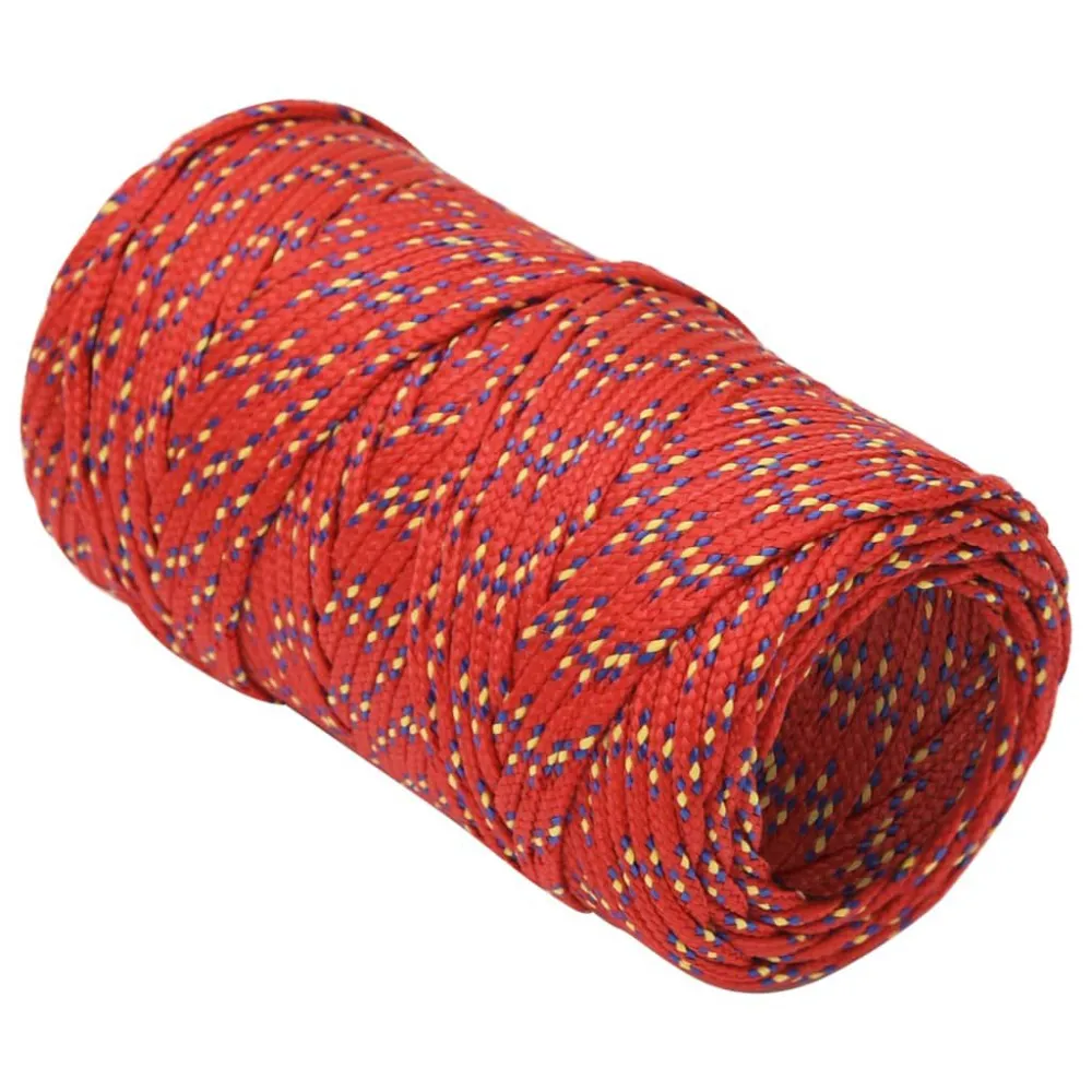 Boottouw 2 mm 25 m polypropyleen rood