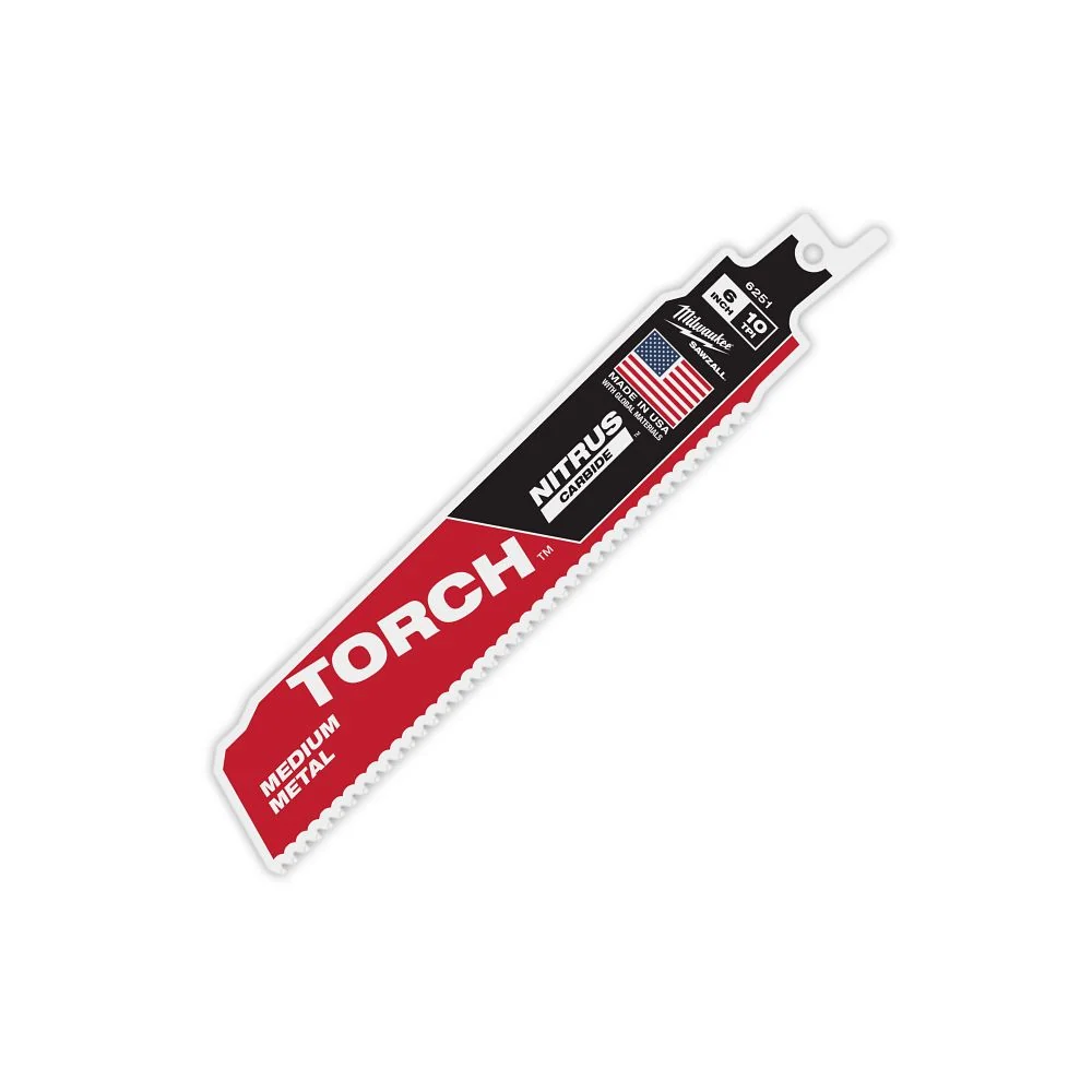 Milwaukee Tools 1PK 6" 10TPI NITRUS TORCH MM 48-00-6251