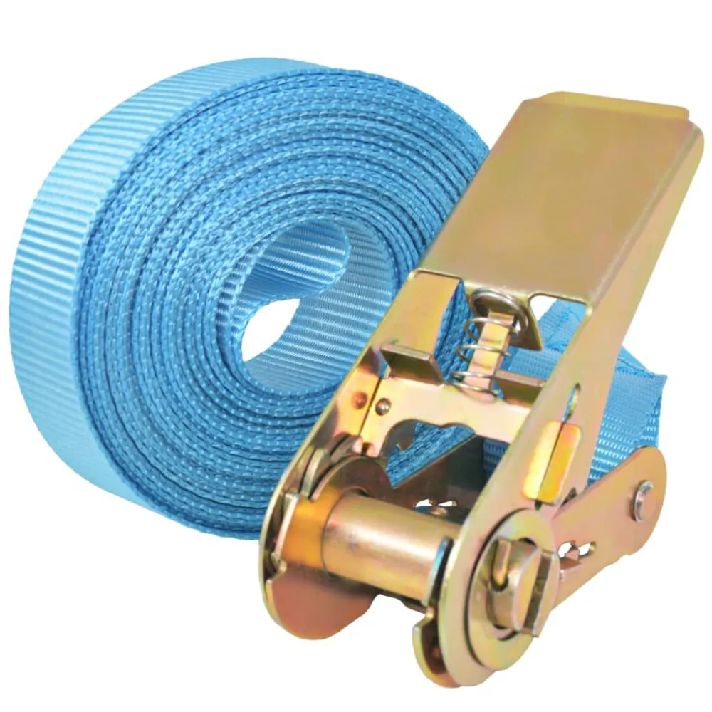 Spanbanden 0,8 ton 4mx25mm blauw 10 st