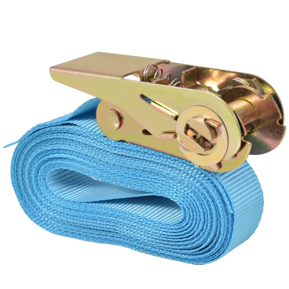 Spanbanden 0,8 ton 4mx25mm blauw 10 st