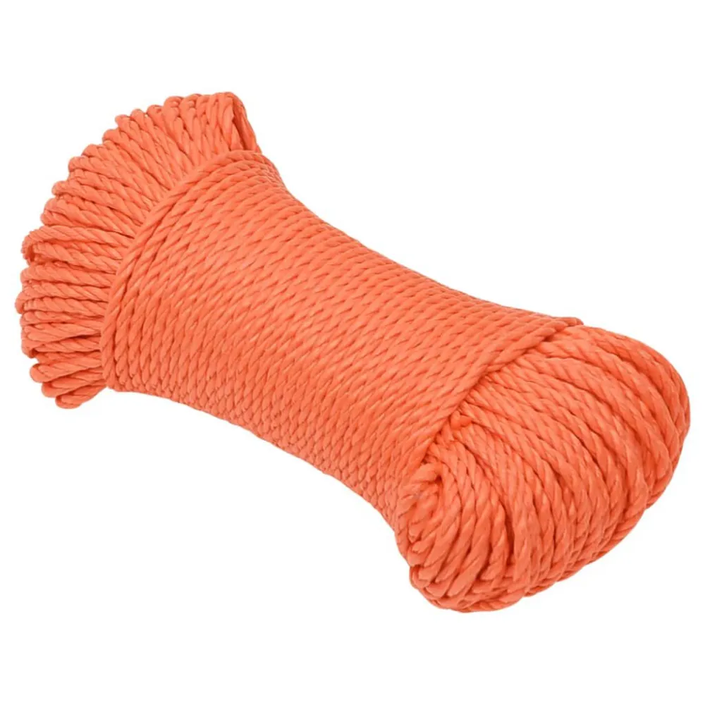 Werktouw 3 mm 25 m polypropeen oranje