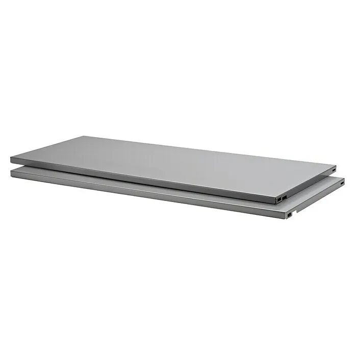 Dolle Stalen schap - l x b: 80 x 25 cm, Draaglast inlegbodem: 30 kg, 2 st.