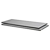 Dolle Stalen schap - l x b: 80 x 30 cm, Draaglast inlegbodem: 30 kg, 2 st.