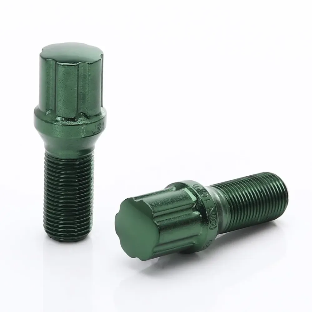 Green JB1 Wheel Bolts M12x1.25 (Pack 20)