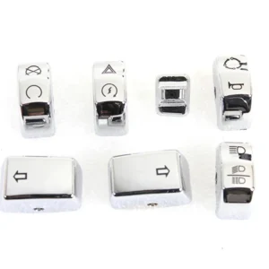 Kit Botones Cromados Para Harley-Davidson 2011 And Later Verchroomd Switch Cap Kit voor badkamerrenovatie