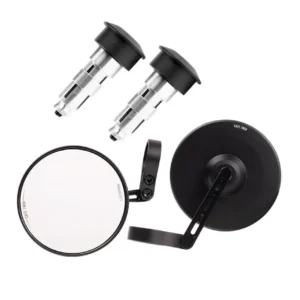 Kit Mirrors Bar End "Slim" Breed inzetbaar Expansion Adapters Handlebars Cables - Snelle Uitharding