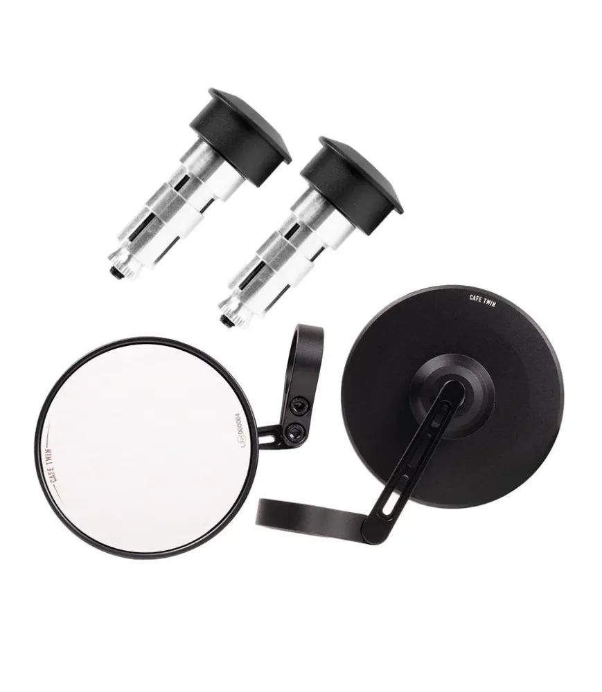 Kit Mirrors Bar End "Slim" Geschikt voor veel Expansion Adapters Handlebars Cables
