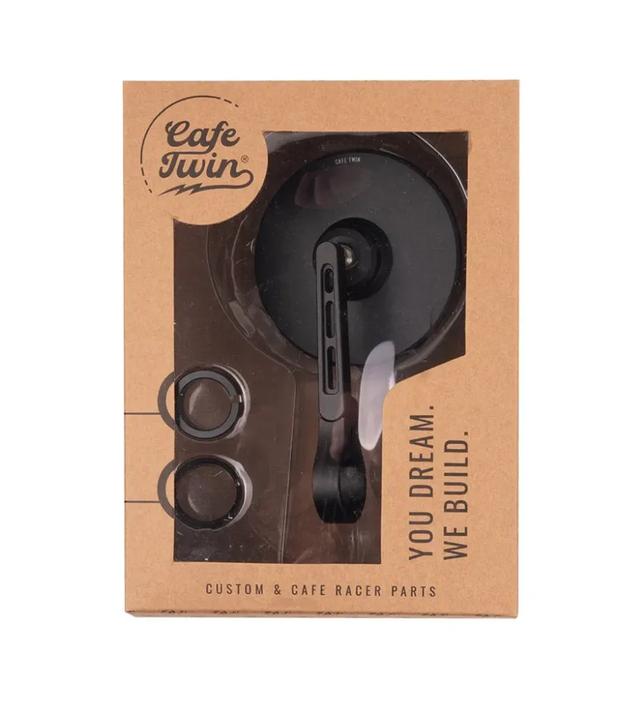 Kit Mirrors Bar End "Slim" Geschikt voor veel Expansion Adapters Handlebars Cables