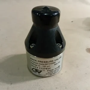 1/4" Back Pressure Valve BPM025S, 10 to 150 PSI