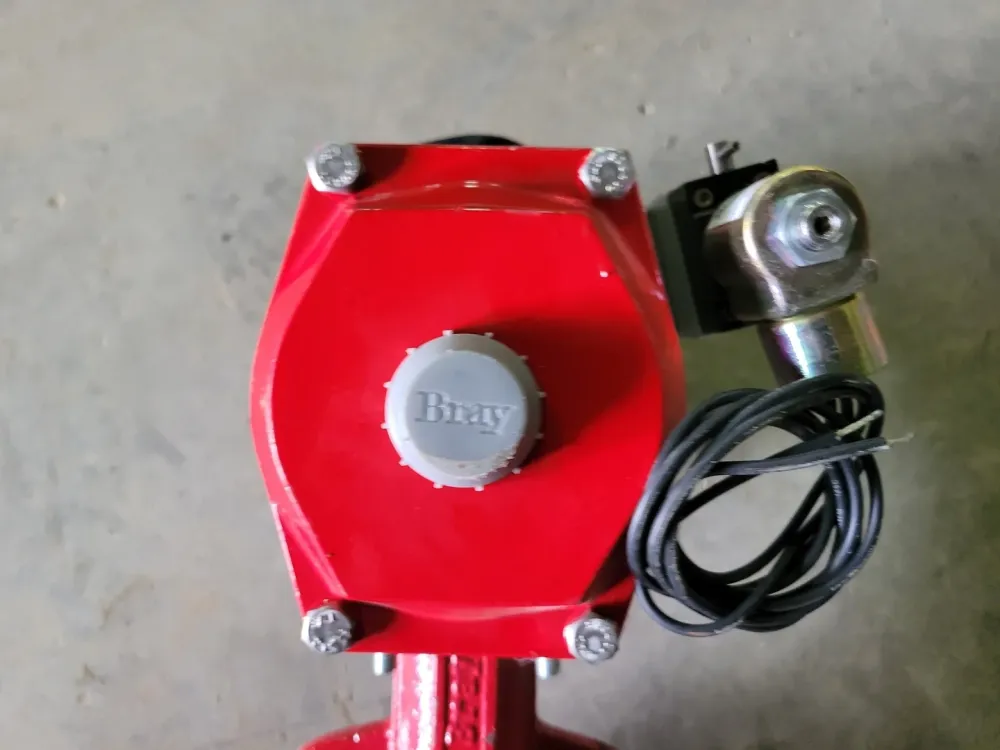 6" Butterfly Valve w/ Pneumatic Actuator and Solenoid Operator