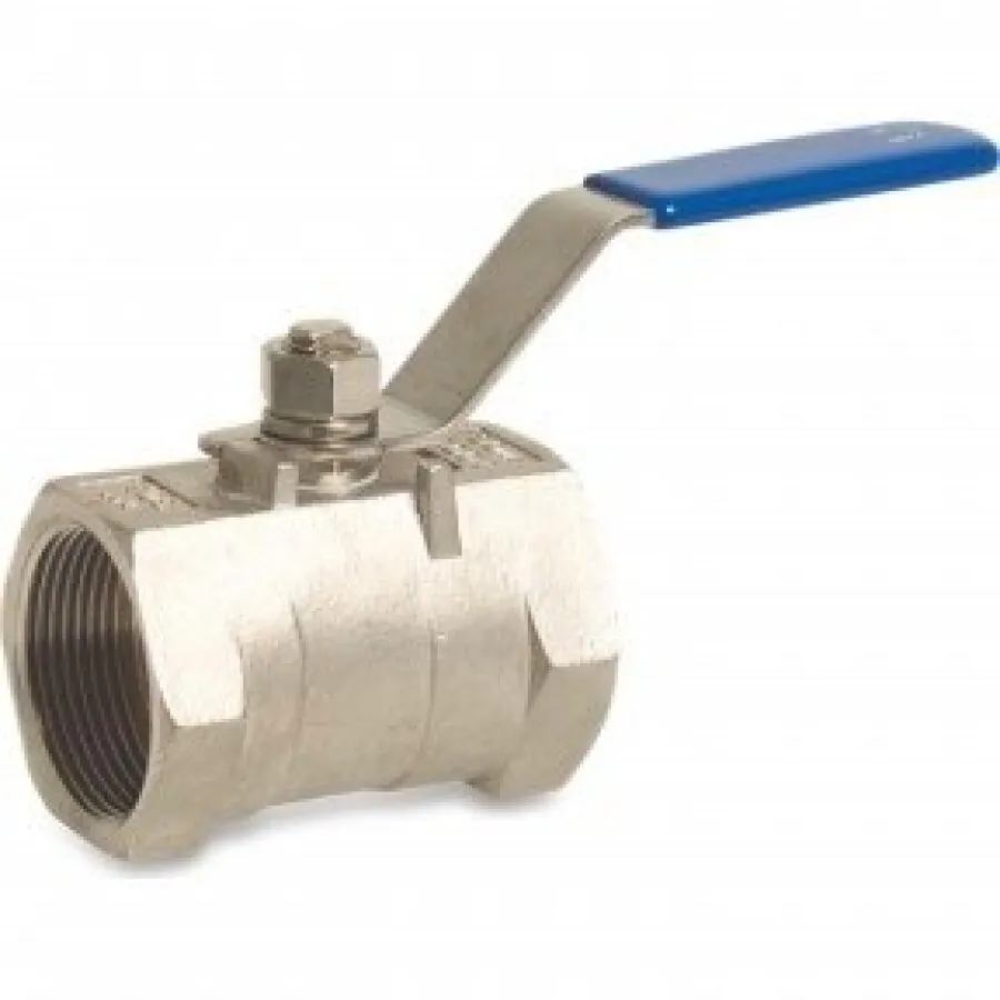 Kogelkraan - RVS 316 - 1delig - 3/8" - binnen/binnen - vernauwde doorlaat