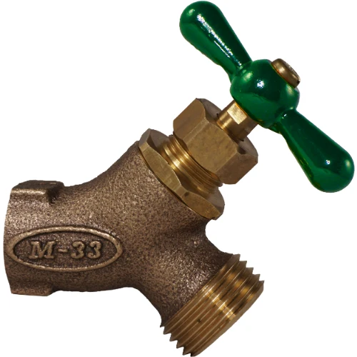 Prier Valve - No-Kink Hose Bibb - 1/2"FPT - Rood Handle - 33.40-R