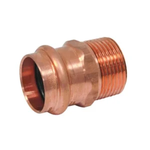 1 . x 1 . Rood koper Press x MPT Pressure Male Adapter