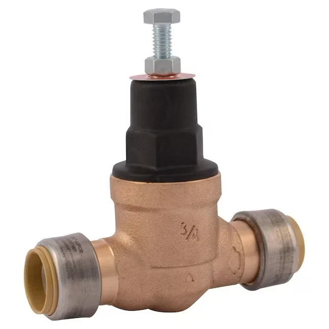 SharkBite EB45 Geel koper 3/4- Push-to-connect Pressure Regulator Valve
