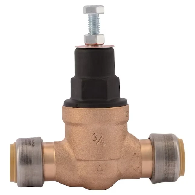 SharkBite EB45 Geel koper 3/4- Push-to-connect Pressure Regulator Valve