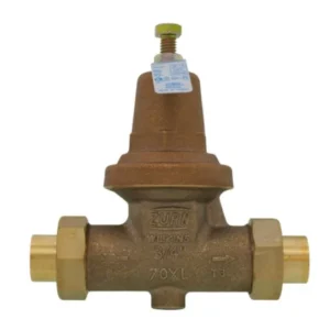 Zurn Wilkins 34-70XLDUC 3/4" 70XL Pressure Reducing Valve Tweeling Union FNPT Connection and FC (Cop/ Sweat) Union Connection