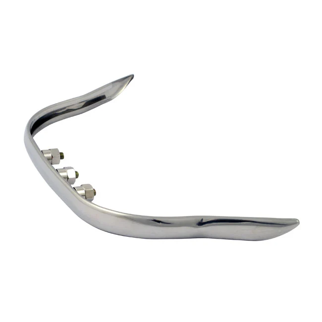 Zelfborgende moer Moldura De Guardabarros Delantero Inferior Fina Cromada Para Harley-Davidson