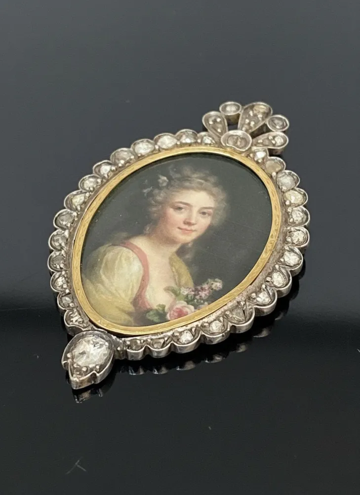 Gegalvaniseerd Roestvrij Austro-Hungarian pendant silver Goud