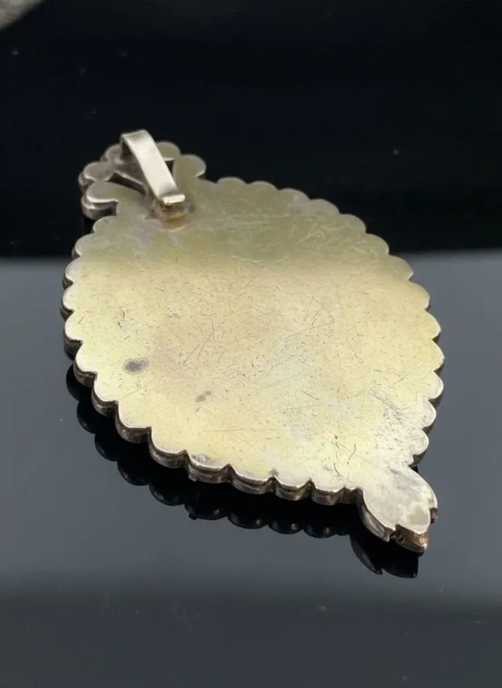 Gegalvaniseerd Roestvrij Austro-Hungarian pendant silver Goud