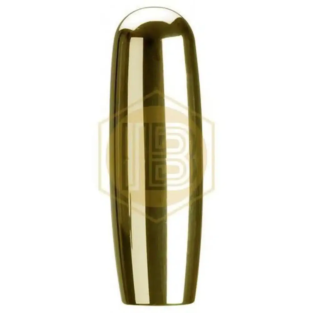 Gold cylindrical beer tap handle