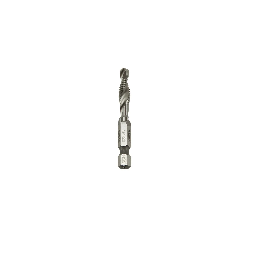 KLEIN TOOLS Drill Tap, 1/4-20