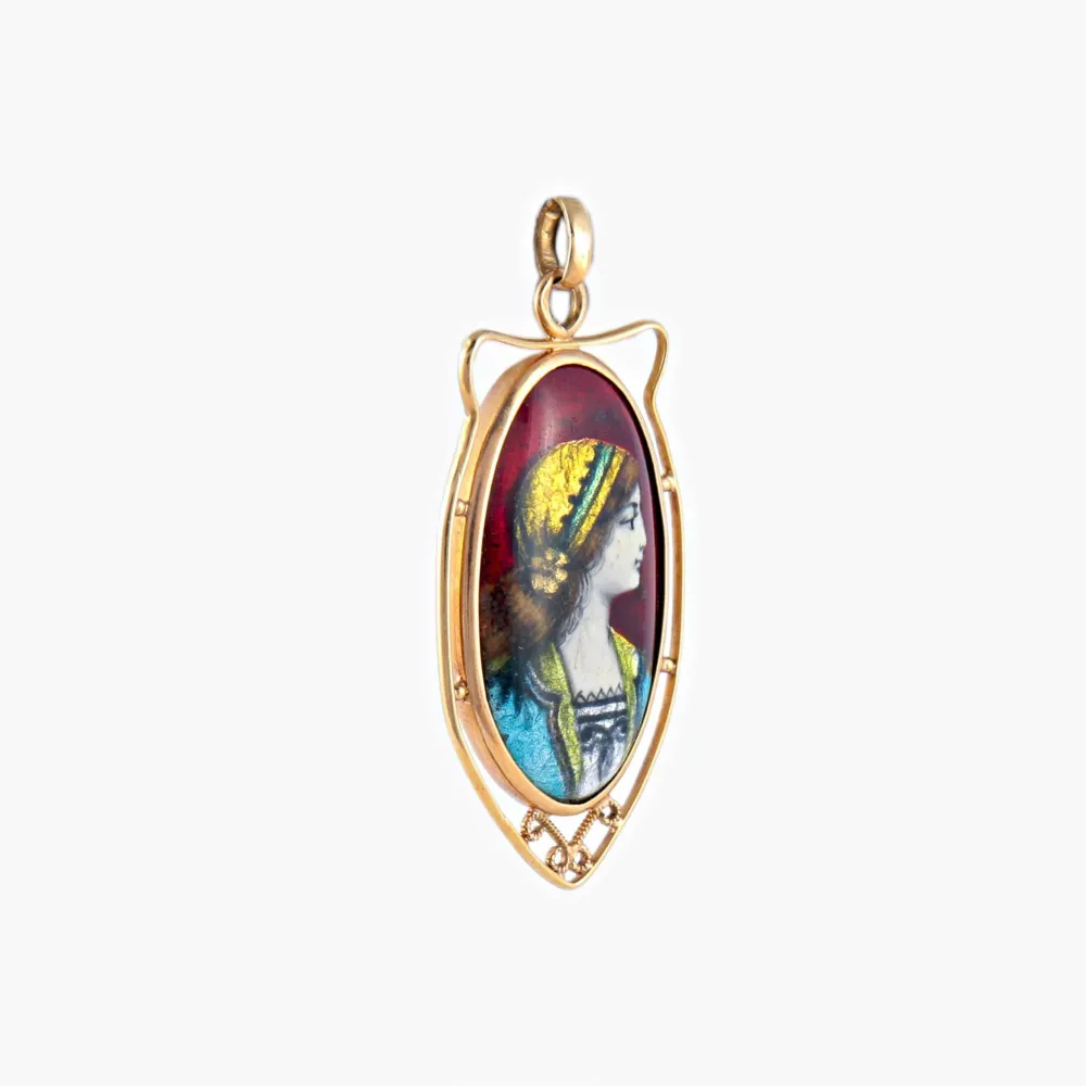 Pendant Email Limoges Jean-Baptiste Issanchou - voor Industriële Toepassingen