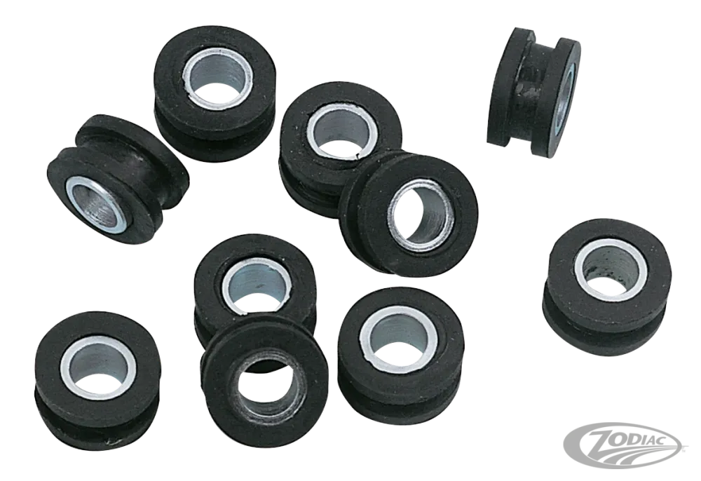 Professionele Kwaliteit Juego de 10 arandelas antivibración para Harley-Davidson