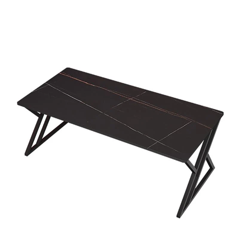 Rectangle Writing Table Industrial Sintered Stone Office Desk Sled Base | Voor Metaal | Voor Kunststof 39