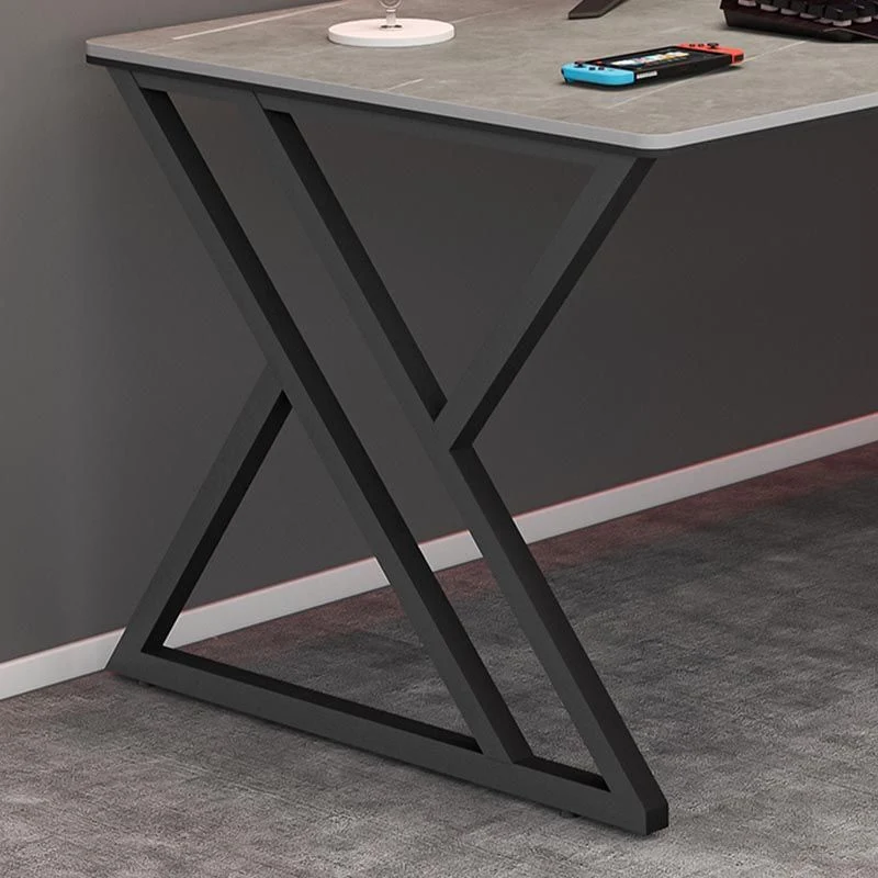 Rectangle Writing Table Industrial Sintered Stone Office Desk Sled Base | Voor Metaal | Voor Kunststof 39
