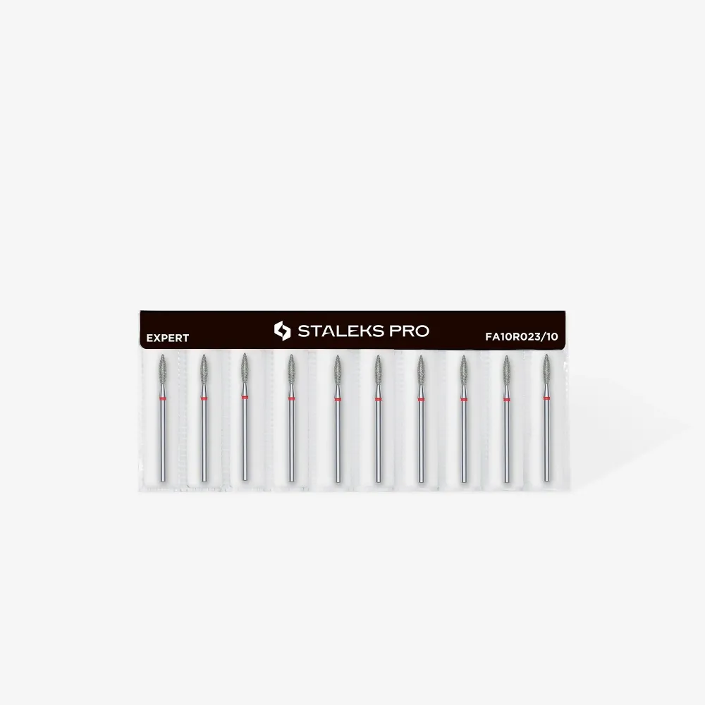 Staleks Diamond Bit - Flame Rood (F) 2.3 / 10mm (346)