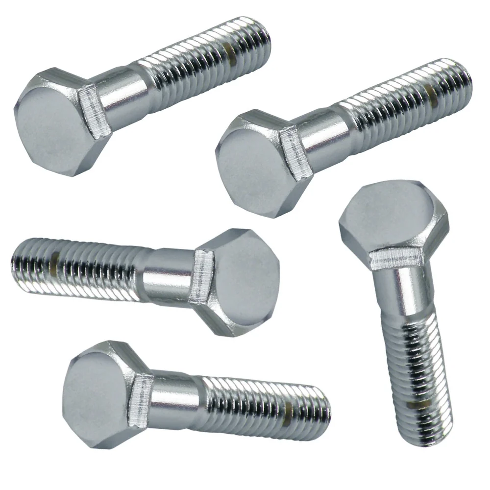 5 Tornillo Cabeza Hexagonal Cromado Pulgadas 1/4-20 X 2-1/4" Diverse Kleuren