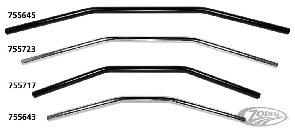 1"Handlebars Drag Bar 40"CHR no dimpled Harley-Davidson