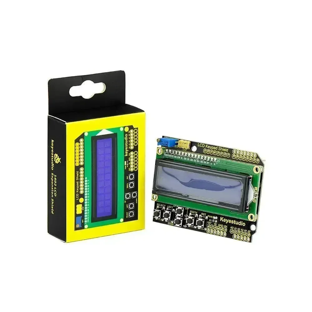 Kunststof Handwiel KeyeStudio 1602LCD Keypad Shield Arduino Raspberry Pi