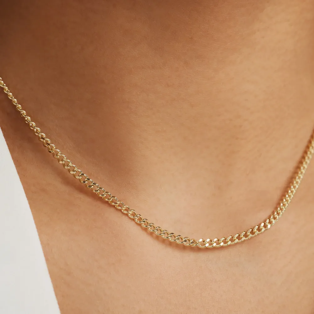 Aidee Julee 14 karaat gouden schakel ketting
